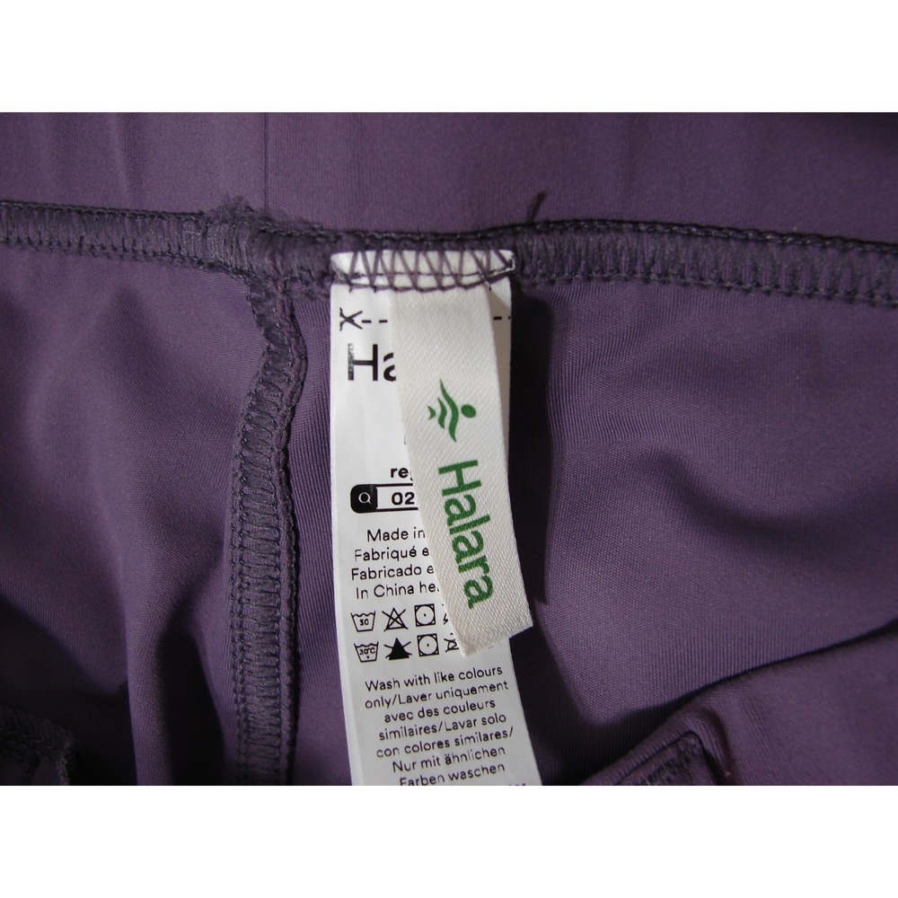 New Halara Flex DayStretch High Waist Pocket Wide Straight Leg Work Pants Purple - Picture 5 of 11
